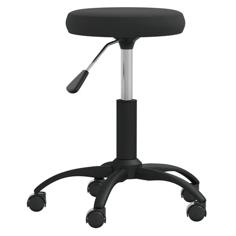 Vidaxl massagekruk fluweel zwart