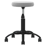 Vidaxl massagekruk fluweel lichtgrijs