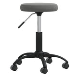 Vidaxl massagekruk fluweel donkergrijs