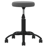 Vidaxl massagekruk fluweel donkergrijs