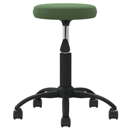 Vidaxl massagekruk fluweel donkergroen