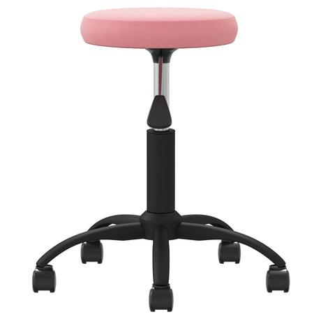 Vidaxl massagekruk fluweel roze
