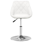 Vidaxl eetkamerstoelen 4 st kunstleer wit