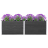 VidaXL Plantenbak verhoogd 200x50x91 cm HKC grijs