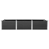 VidaXL Plantenbak verhoogd 300x100x54 cm HKC grijs