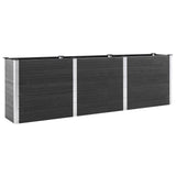 VidaXL Plantenbak verhoogd 300x100x91 cm HKC grijs
