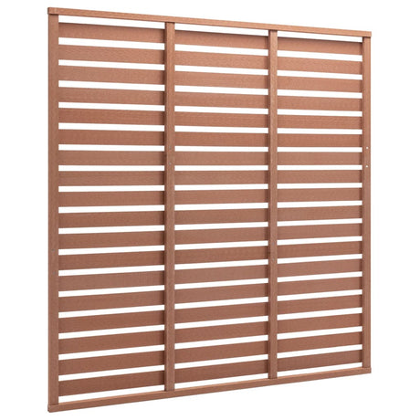 Vidaxl schuttingpaneel 180x180 cm hkc bruin