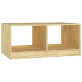 Vidaxl 809906 salontafel 75x50x33,5 cm massief hout grenen