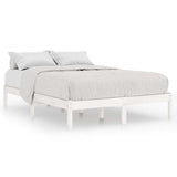 Vidaxl bedframe massief grenenhout wit 140x200 cm