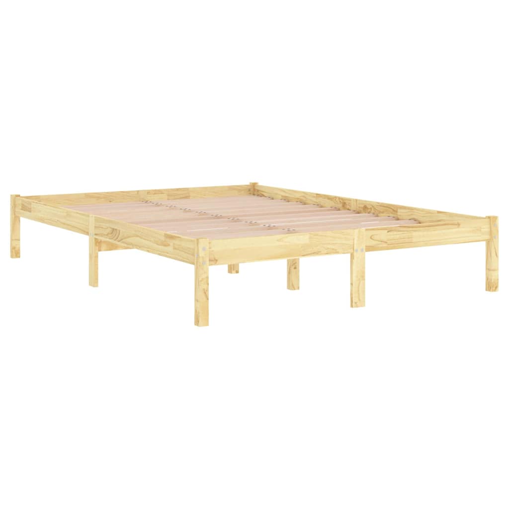 Vidaxl bedframe massief grenenhout 160x200 cm