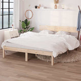 Vidaxl bedframe massief grenenhout 150x200 cm