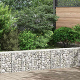 Vidaxl gabion plantenbakken 3 st verhoogd 30x30x50 cm ijzer