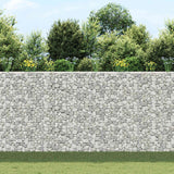 Vidaxl schanskorf plantenbakken 3 st verhoogd 30x30x200 cm ijzer