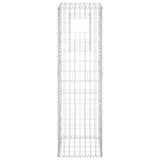 Vidaxl schanskorf paal 40x40x140 cm ijzer