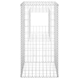 Vidaxl schanskorf paal 50x50x100 cm ijzer