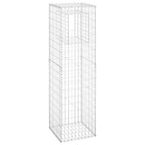 Vidaxl schanskorf paal 50x50x180 cm ijzer
