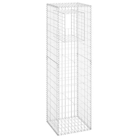 Vidaxl schanskorf paal 50x50x180 cm ijzer