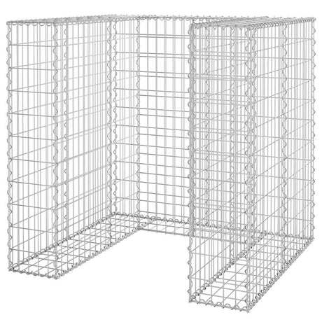 Vidaxl schanskorf voor container 110x100x110 cm gegalvaniseerd staal