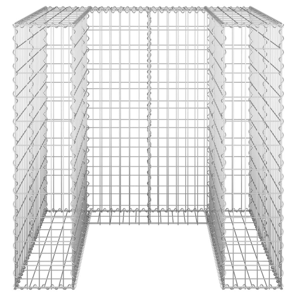 Vidaxl schanskorf voor container 110x100x110 cm gegalvaniseerd staal