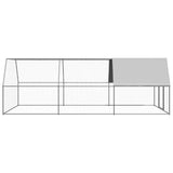 VidaXL Kippenhok 3x6x2 m gegalvaniseerd staal
