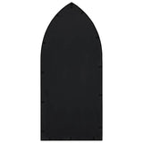 Vidaxl tuinspiegel 70x30 cm ijzer zwart