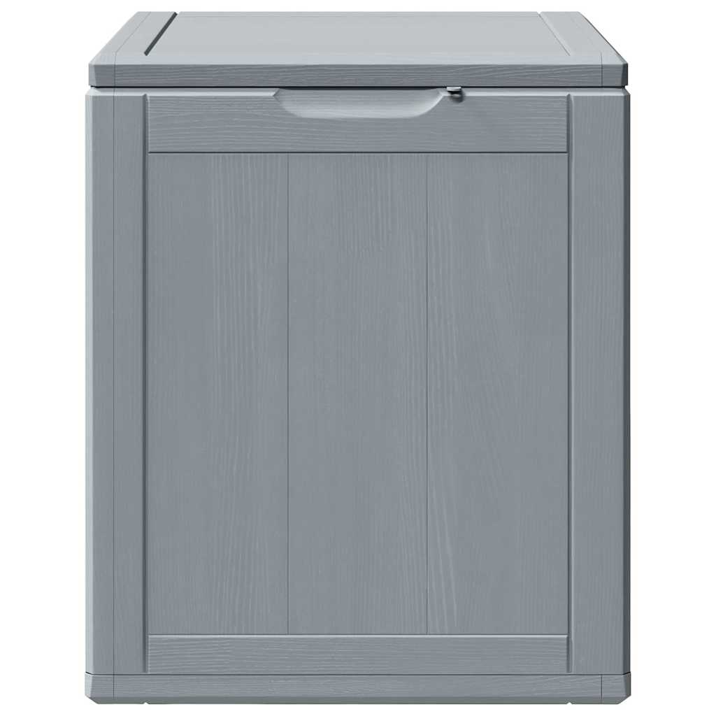 Vidaxl tuinbox 90 l pp houtlook grijs