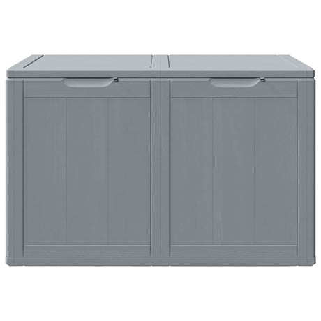 Vidaxl tuinbox 180 l pp houtlook grijs
