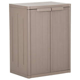 Vidaxl tuinkast 65x45x88 cm polypropyleen hout-look bruin