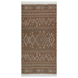 Vidaxl vloerkleed 120x180 cm katoen beige en blauw