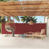Vidaxl tuinscherm uittrekbaar 140x600 cm rood