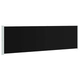 Vidaxl tuinscherm uittrekbaar 180x600 cm zwart