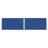 Vidaxl windscherm uittrekbaar 180x600 cm blauw