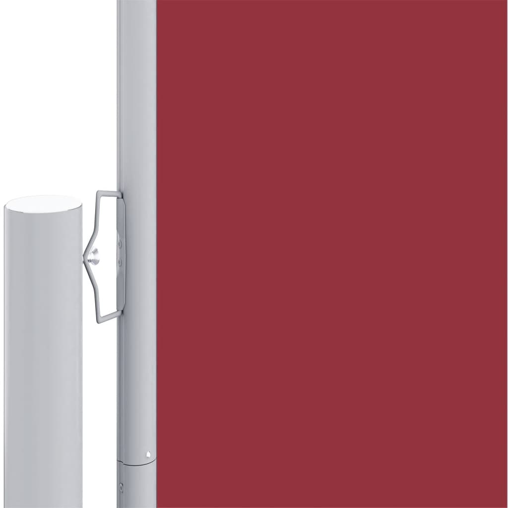 Vidaxl windscherm uittrekbaar 180x600 cm rood