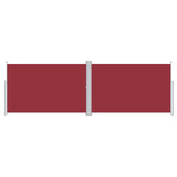 Vidaxl windscherm uittrekbaar 200x600 cm rood