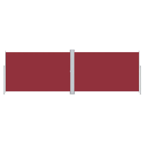 Vidaxl windscherm uittrekbaar 220x600 cm rood
