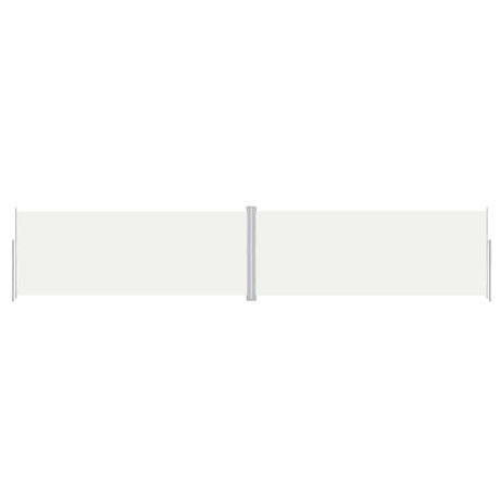 Vidaxl windscherm uittrekbaar 200x1000 cm crèmekleurig