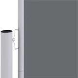 Vidaxl windscherm uittrekbaar 220x1000 cm antracietkleurig