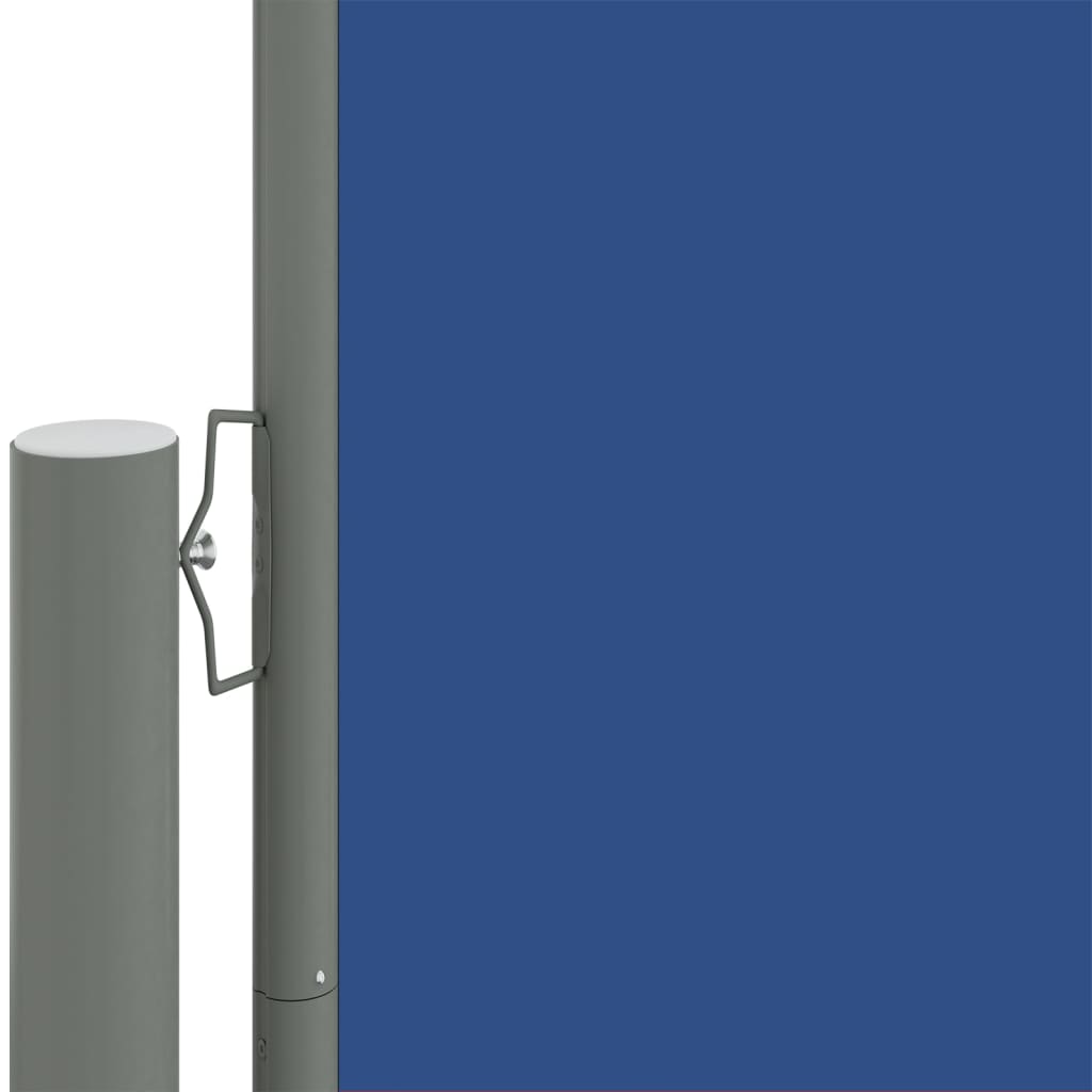 VidaXL Windscherm uittrekbaar 220x1000 cm blauw