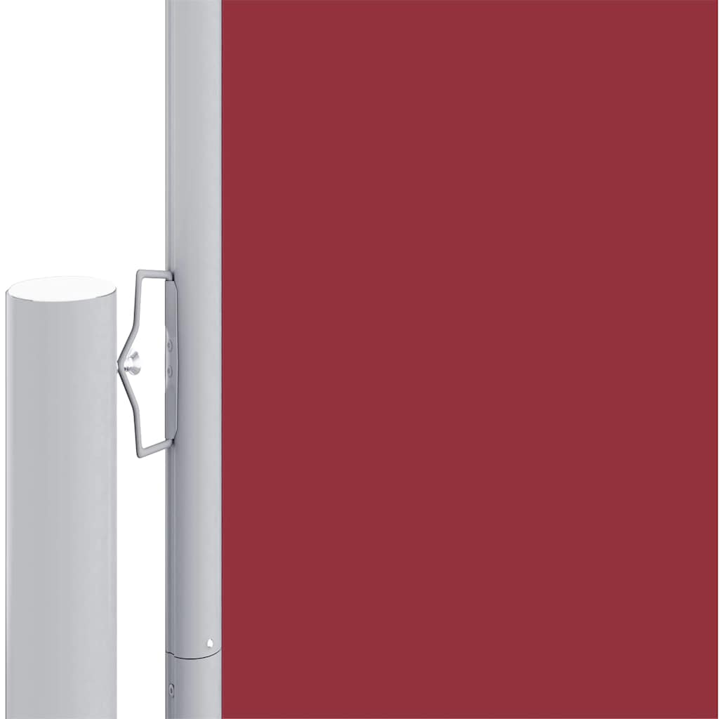 Vidaxl windscherm uittrekbaar 117x1200 cm rood