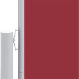 Vidaxl windscherm uittrekbaar 117x1200 cm rood