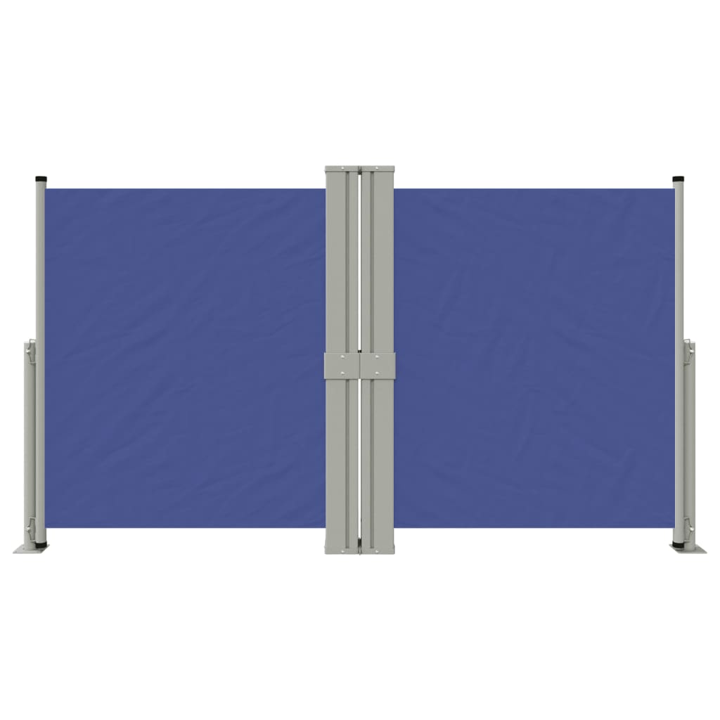 Vidaxl windscherm uittrekbaar 140x1200 cm blauw