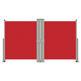 Vidaxl windscherm uittrekbaar 140x1200 cm rood