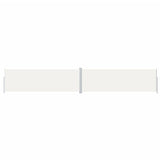 Vidaxl windscherm uittrekbaar 200x1200 cm crèmekleurig