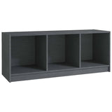 Vidaxl tv-meubel 104x33x41 cm massief grenenhout grijs