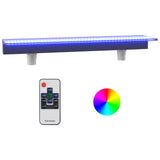 VidaXL Watervaloverlaat met RGB LED's 108 cm acryl