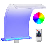 VidaXL Zwembadfontein met RGB LED's 50 cm acryl