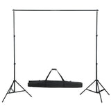 VidaXL Fotostudioset met verlichtingsset, achtergrond en reflector