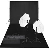 Vidaxl fotostudioset met verlichtingsset en achtergrond