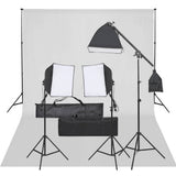 Vidaxl fotostudioset met verlichtingsset en achtergrond