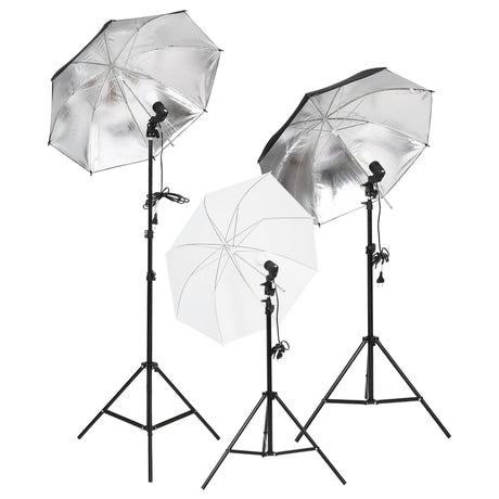 VidaXL Fotostudioset met verlichtingsset en achtergrond